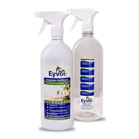 Eyvol – Limpiador Multiusos Concentrado Quitamanchas (Pistola y Tarro Medidor Incluidos) – Envíos Gratis
